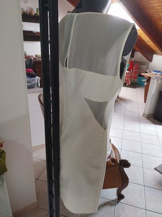 Abito bianco Zara - tg.L