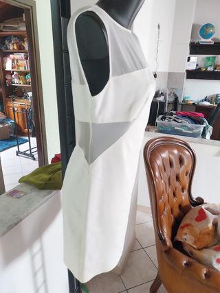 Abito bianco Zara - tg.L
