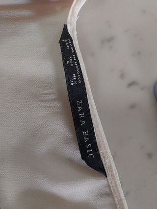 Abito bianco Zara - tg.L