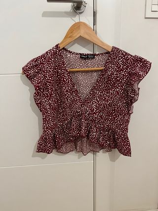 Blusa roja SHEIN XS