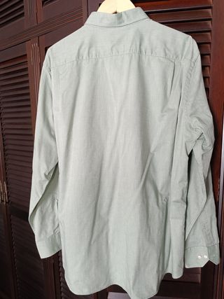 Camisa Oxford Dustín Verde Claro, Talla 6 / 45