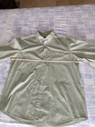Camisa Oxford Dustín Verde Claro, Talla 6 / 45