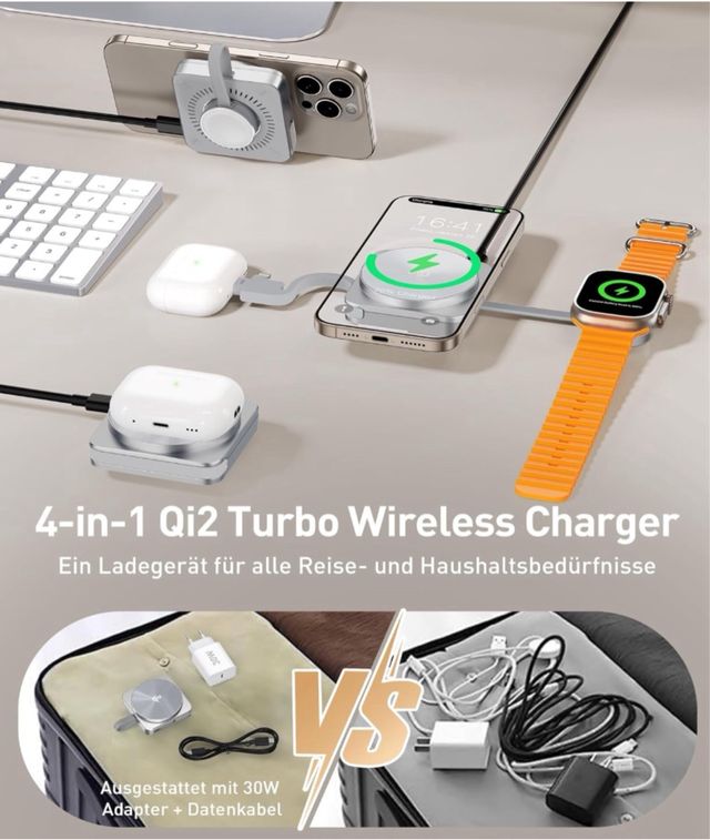 CARGADOR INALAMBRICO Qi2, 15W NUEVO A ESTRENAR