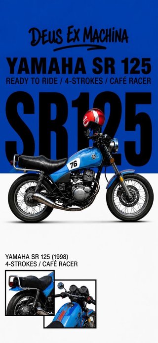 Yamaha SR 125cc - Japonesa