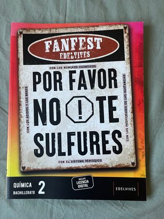 Libro de texto quimica 2 bachillerato edelvives