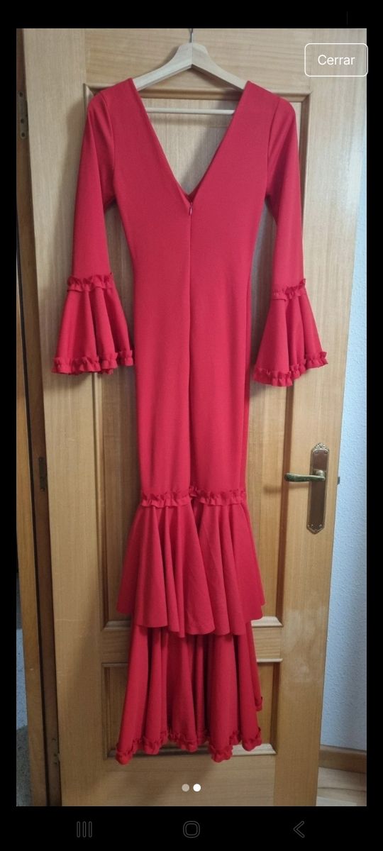 Vestido rojo gitana