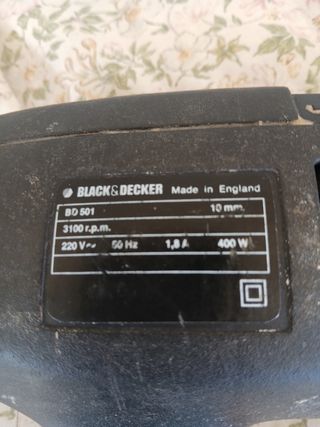 Taladro Black&Decker BD501 - 400W