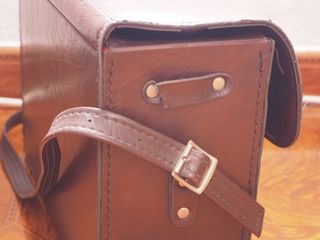 Bolsa Vintage Fotografia - Pele