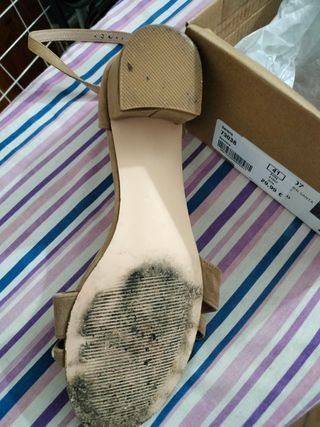 Sandalias Zendra Basic beige 39