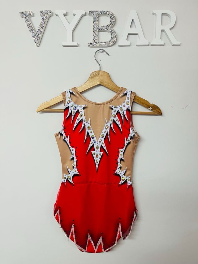 Maillot nuevo para gimnasia rítmica talla 12 niña