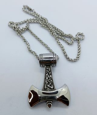 Collar martillo Thor plata/oro.