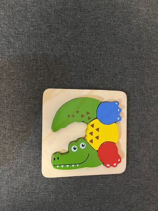 Puzzle Cocodrilo Madera