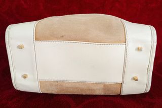 Bolso Amazonas loewe. beige y blanco