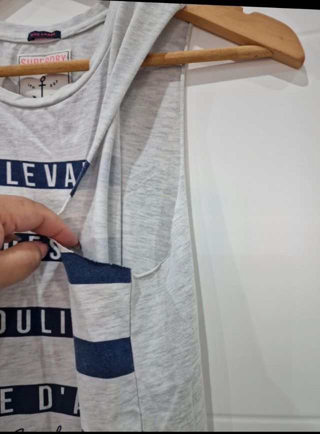 Vestido marinero / verano Superdry. Talla L-40