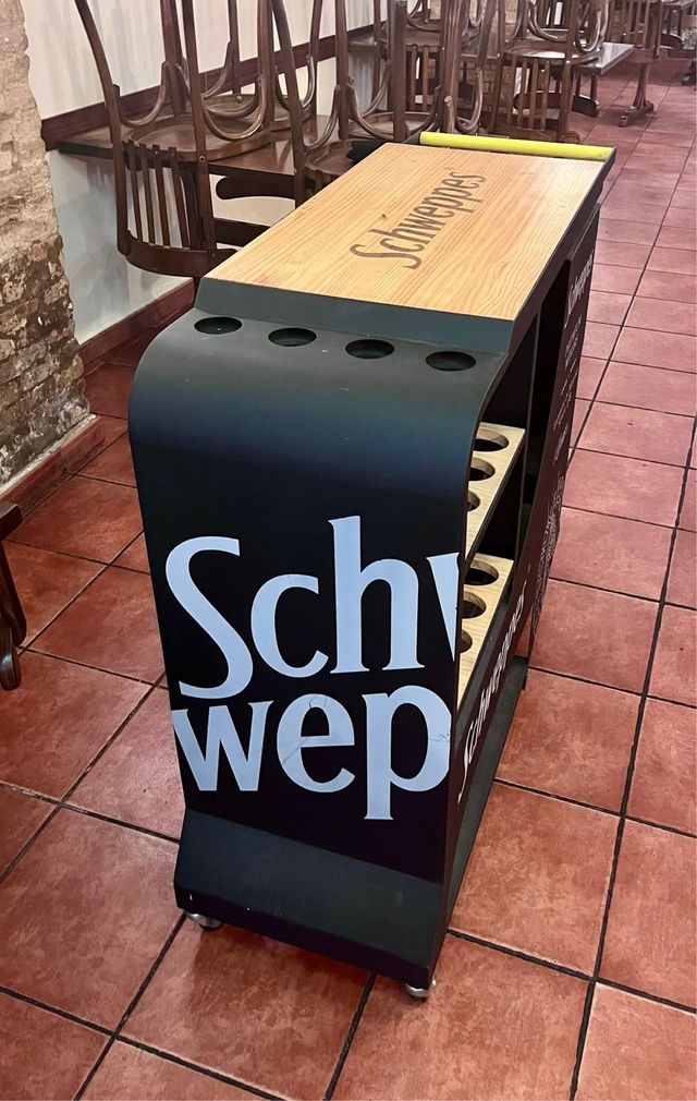 Carrito Schweppes - Coctelera
