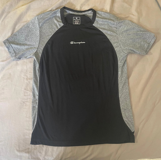 Camiseta Champion M - Negra/Gris