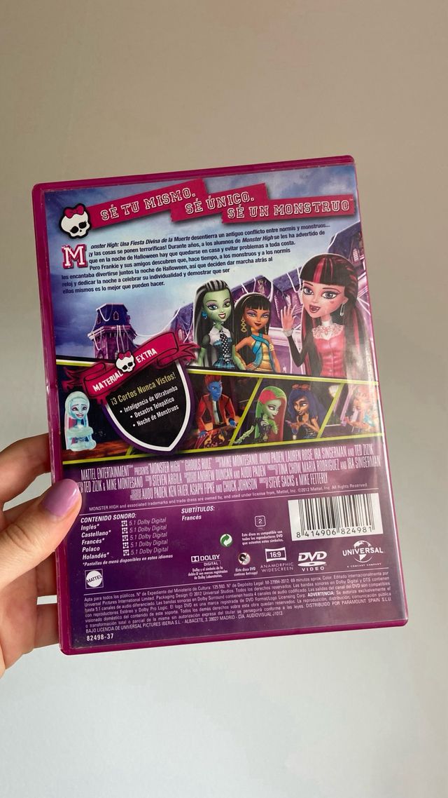 DVD Monster High: Una Fiesta Divina de la Muerte