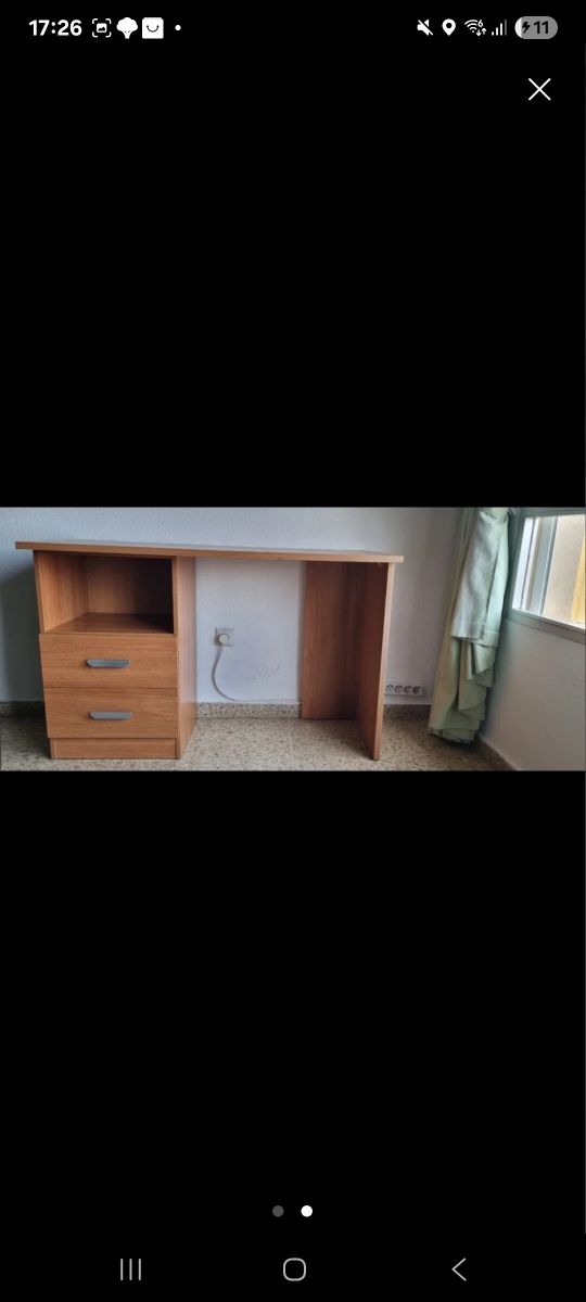 Escritorio madera marrón