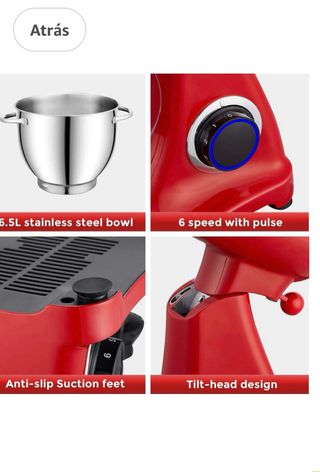 Batidora PHISINIC 1800W - 6 velocidades