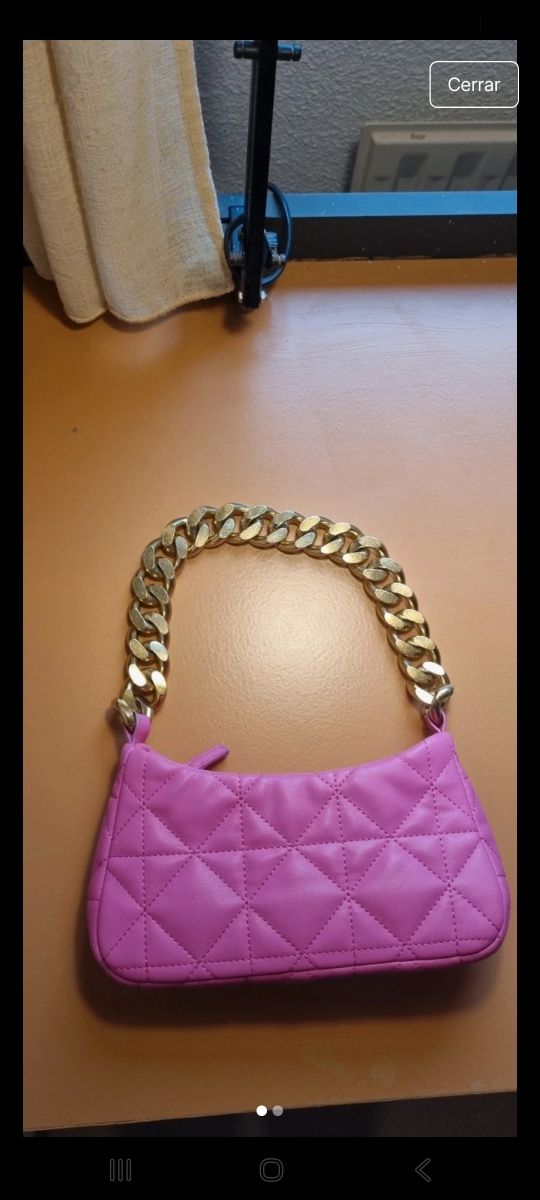 Bolso Mango rosa | Bolso bandolera