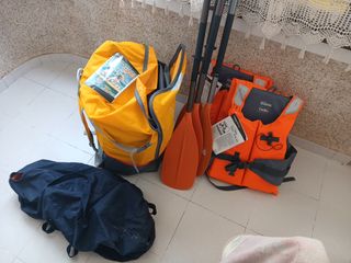 Piragua K2 reforzada hinchable