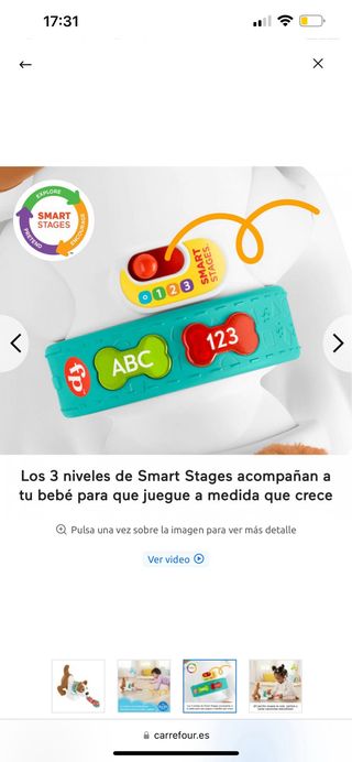 Perro Fisher Price interactivo