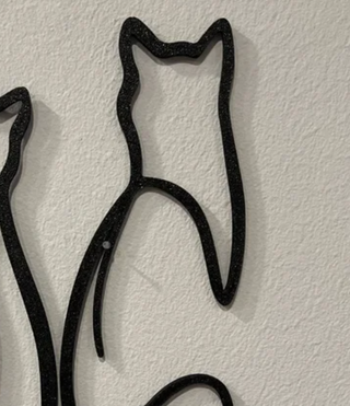 Gatto da Muro in Stampa 3D – Statuetta Decorativa