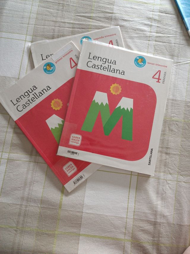 3 libros de LENGUA 4 PRIMARIA SABER HACER CONTIGO