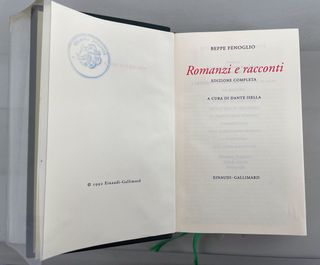 Libri. Beppe Fenoglio, Romanzi e racconti