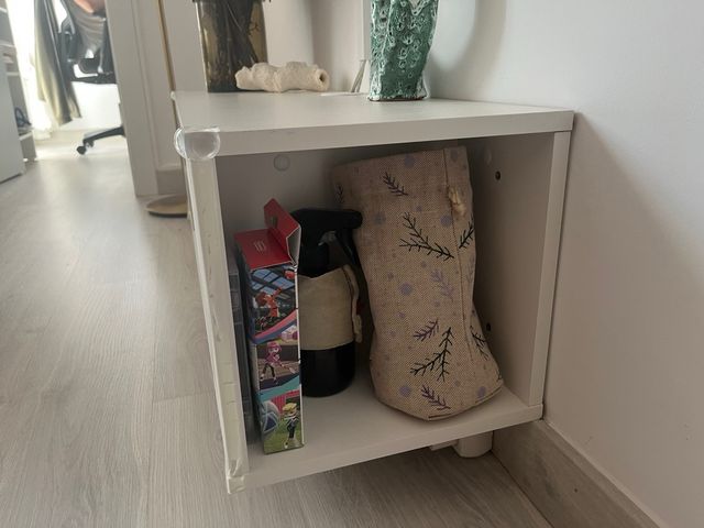 Mueble TV blanco - Estanteria