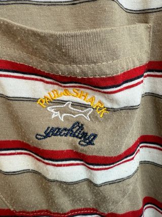 PAUL AND SHARK polo a rayas VINTAGE talla XL 