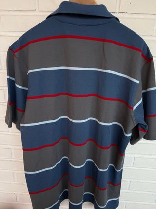 PAUL AND SHARK polo rayas azules VINTAGE talla XL 