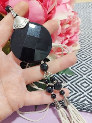 Collana etnica | Bianco e Nero