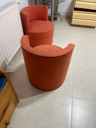 2 Butacas Naranja