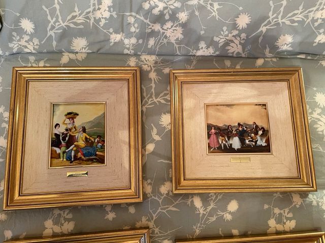 6 Cuadros de cerámica.  Cada uno 10€