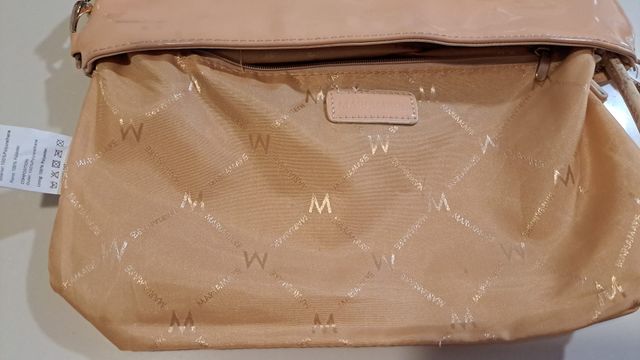 Bolso Maria Mare charol rosa palo