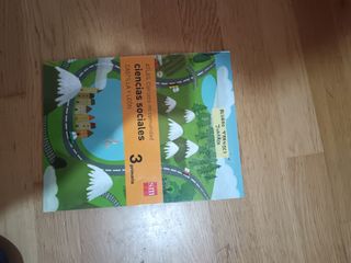 Libro de sociales ATLAS de 3 de primaria