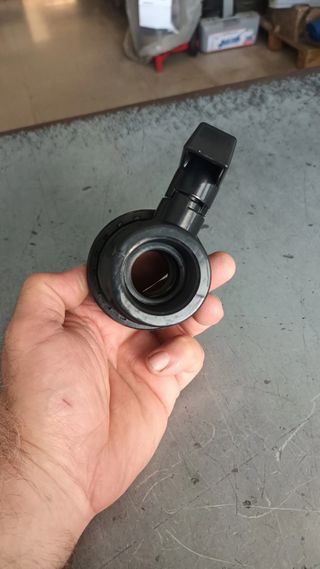 Valvola plastica nera da 1" per acqua