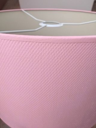 Pantalla lámpara rosa