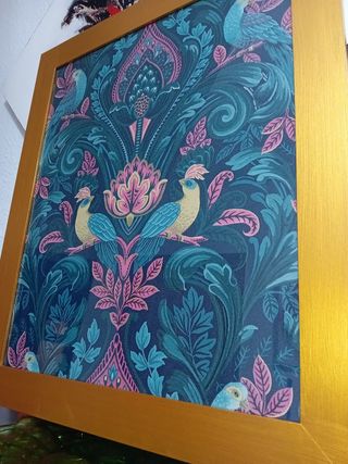 Grandi uccelli tropicali dorati Quadro