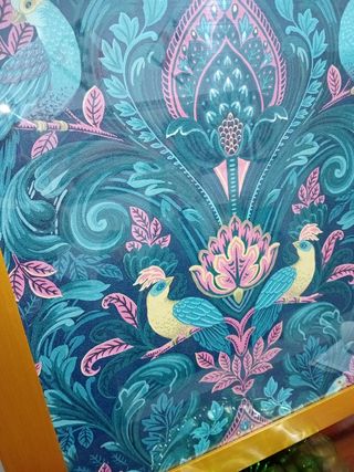 Grandi uccelli tropicali dorati Quadro