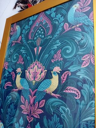 Grandi uccelli tropicali dorati Quadro