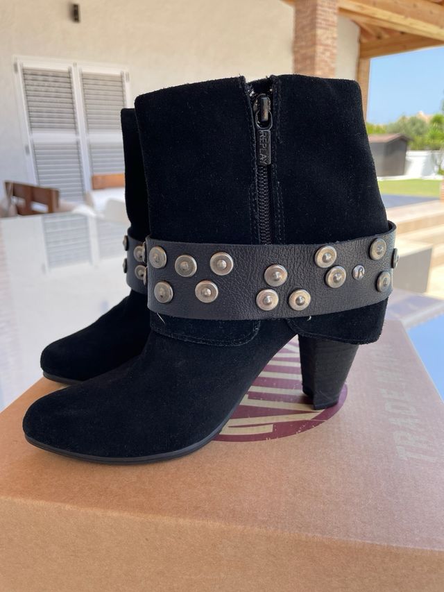 Botines Replay negros - Talla 36