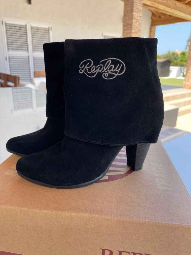 Botines Replay negros - Talla 36