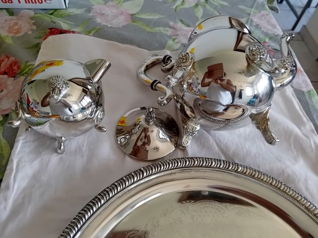 Set da Caffè Argento - Teiera & Zuccheriera