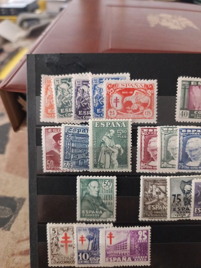 Lote Series Sellos España 1945-1947