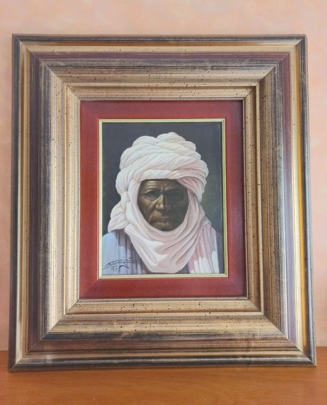 Quadro Ritratto Uomo turbante 1998 Copernico