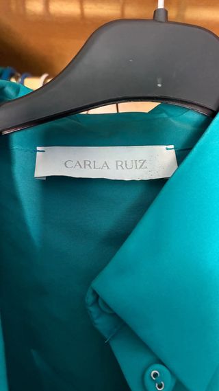 Vestido Carla Ruiz - Fiesta - Turquesa