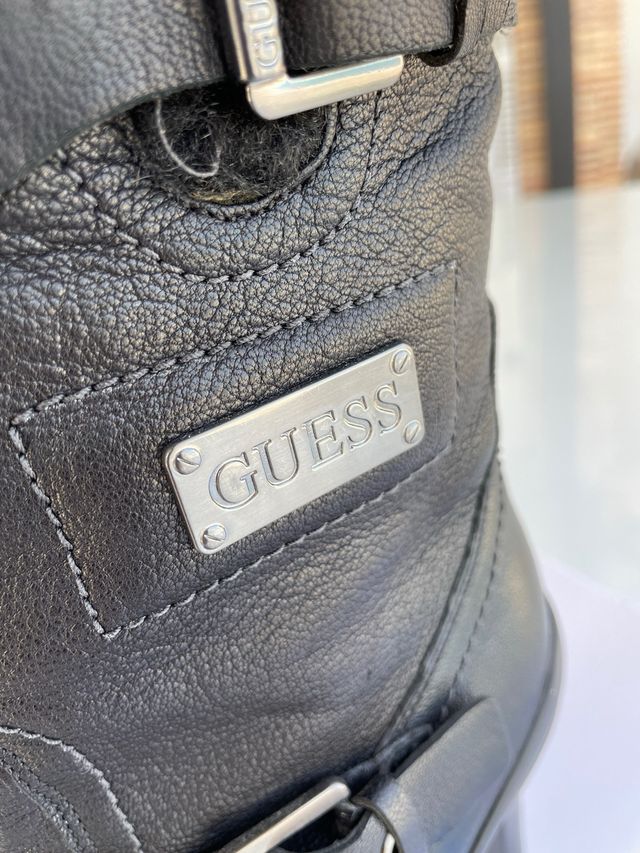 Botas GUESS negras tacón alto