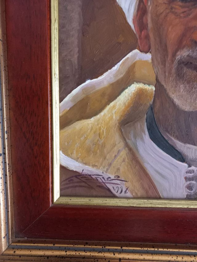 Quadro ritratto uomo - Olio su tela Copernic